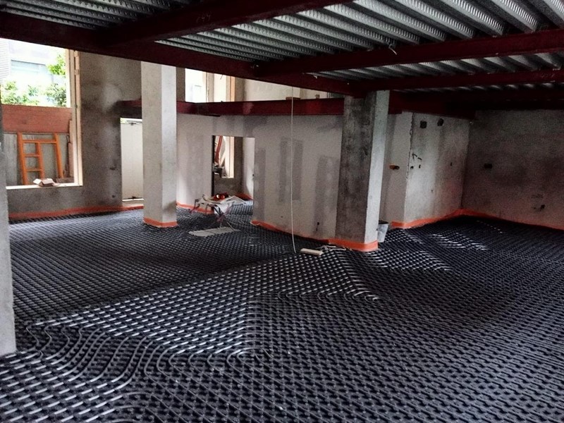 Instalación de suelo radiante