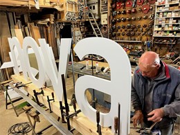 Prueba de encaje de letras fabricadas en corte cnc