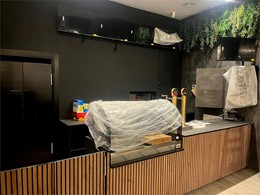 Puertas en vaivén para acceso a cocina