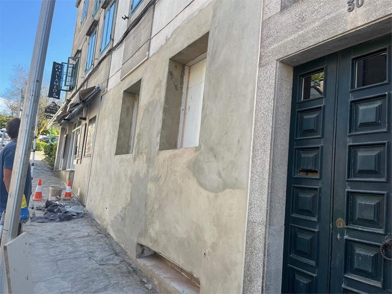 Trabajos de albañilería en fachada 