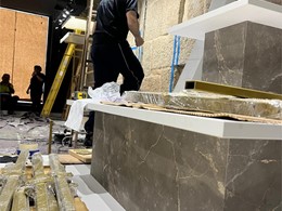 Mobiliario según diseño realizado por Obra de Arte
