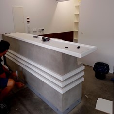 fabricación de mostrador
