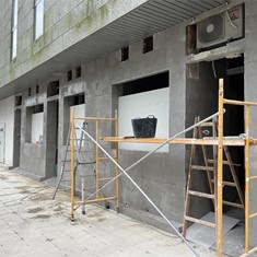 Fachada en Plaqueta según diseño 