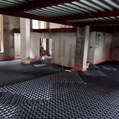 Instalación de suelo radiante