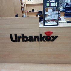 Letras en Pvc y pintadas según proyecto