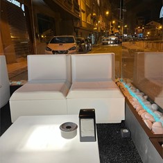 mobiliario para exterior en pvc... sillones y mesas 