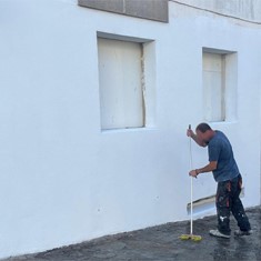 Trabajos de albañilería en fachada 