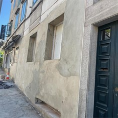 Trabajos de albañilería en fachada 