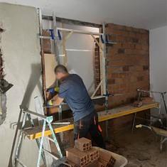 Trabajos de albañilería